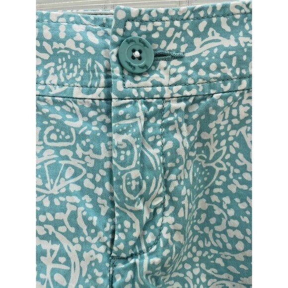 Lilly Pulitizer The Walsh Short Women's Size 6 Blue & White Print Casual Shorts - Picture 2 of 4
